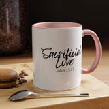 Faith Culture - Sacrificial Love - John 15:13 Christian Coffee Mug