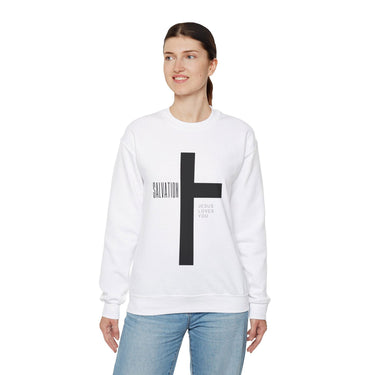 Faith Culture - Salvation - Christian Unisex Heavy Blendâ„¢ Crewneck Sweatshirt