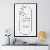 Faith Culture - Saved By His Grace - Romans 10:9 - Christian Wall Art