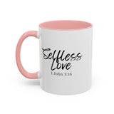 Faith Culture - Selfless Love - 1 John 3:16 Christian Coffee Mug