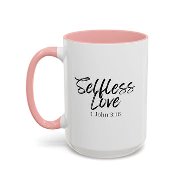 Faith Culture - Selfless Love - 1 John 3:16 Christian Coffee Mug
