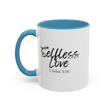Faith Culture - Selfless Love - 1 John 3:16 Christian Coffee Mug