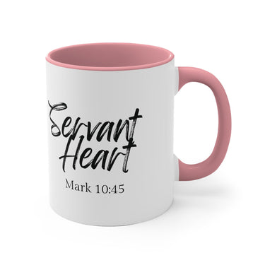 Faith Culture - Servant Heart - Mark 10:45 Christian Accent Coffee Mug