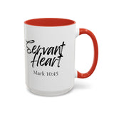 Faith Culture - Servant Heart - Mark 10:45 Christian Coffee Mug