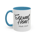 Faith Culture - Servant Heart - Mark 10:45 Christian Coffee Mug