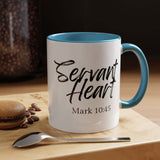 Faith Culture - Servant Heart - Mark 10:45 Christian Coffee Mug