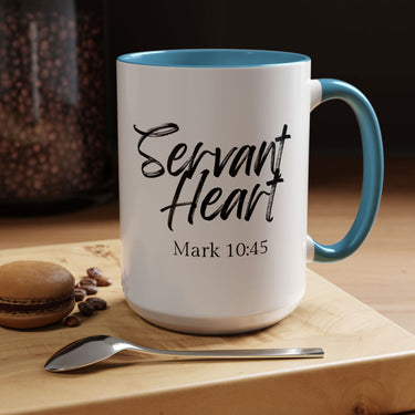 Faith Culture - Servant Heart - Mark 10:45 Christian Coffee Mug