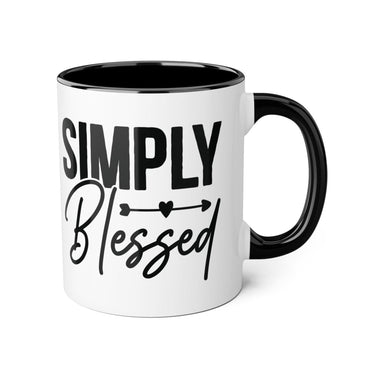 Faith Culture - Simply Blessed - Christian Thanksgiving Accent Mug, 11oz