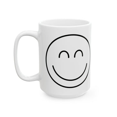 Faith Culture - Smiling Face - Christian Inspirational Mug, 11oz and 15oz 15oz