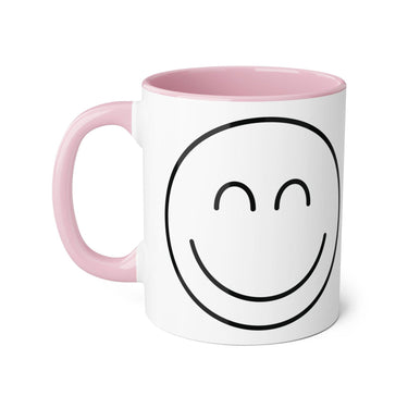 Faith Culture - Smiling Heart - Christian Thanksgiving Accent Mug, 11oz Pink 11oz