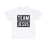 Faith Culture - Team Jesus - Christian Unisex Heavy Cotton Tee White