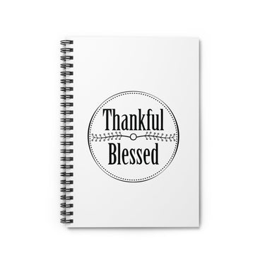 Faith Culture - Thankful & Blessed - Christian Thanksgiving Spiral Journal One Size