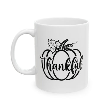 Faith Culture - Thankful Pumpkin - Thanksgiving Christian Mug, 11oz and 15oz 11oz