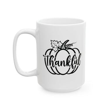 Faith Culture - Thankful Pumpkin - Thanksgiving Christian Mug, 11oz and 15oz 15oz