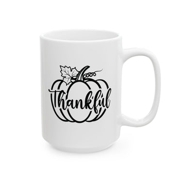 Faith Culture - Thankful Pumpkin - Thanksgiving Christian Mug, 11oz and 15oz