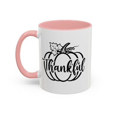 Faith Culture - Thankful Pumpkin Christian Thanksgiving Accent Coffee Mug, 11oz and 15oz
