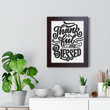 Faith Culture - Thankful and Blessed - Christian Thanksgiving Wall Art