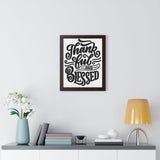 Faith Culture - Thankful and Blessed - Christian Thanksgiving Wall Art