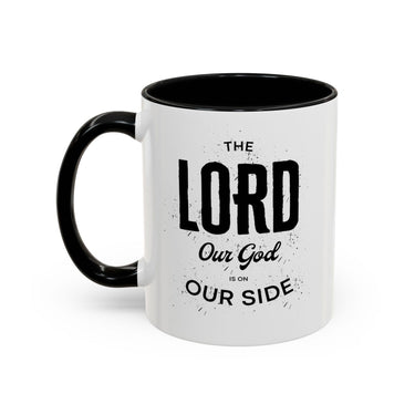 Faith Culture - The Lord is on Our Side Christian Thanksgiving Accent Coffee Mug, 11oz and 15oz