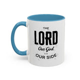Faith Culture - The Lord is on Our Side Christian Thanksgiving Accent Coffee Mug, 11oz and 15oz