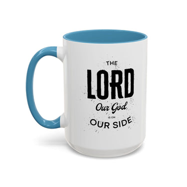 Faith Culture - The Lord is on Our Side Christian Thanksgiving Accent Coffee Mug, 11oz and 15oz