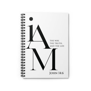 Faith Culture - The Way. The Truth. The Life Christian Spiral Notebook - Ruled Line One Size