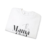 Faith Culture - This Mama Walks with God -Christian Unisex Heavy Blend™ Crewneck Sweatshirt