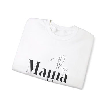 Faith Culture - This Mama Worships - Christian Unisex Heavy Blendâ„¢ Crewneck Sweatshirt