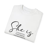 Faith Culture - Thoughtful, Warm-hearted, Calm, Enthusiastic, Believing Mama Unisex Garment-Dyed T-shirt