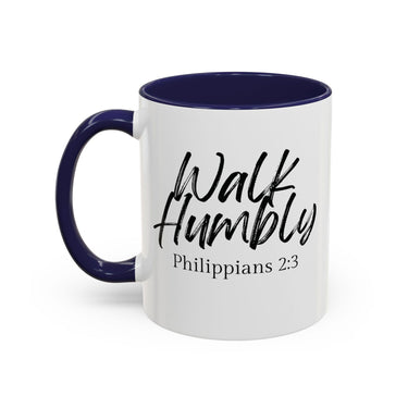 Faith Culture - Walk Humbly - Philippians 2:3 Christian Coffee Mug
