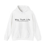 Faith Culture - Way. Truth. Life - Christian Unisex Heavy Blendâ„¢ Hooded Sweatshirt