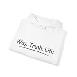 Faith Culture - Way. Truth. Life - Christian Unisex Heavy Blendâ„¢ Hooded Sweatshirt