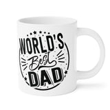 Faith Culture - World's Best Dad Ever - Christian Ceramic Coffee Mug (11oz5oz0oz) 20oz White
