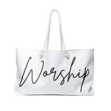 Faith Culture - Worship Christian Weekender Tote Bag 24" × 13"