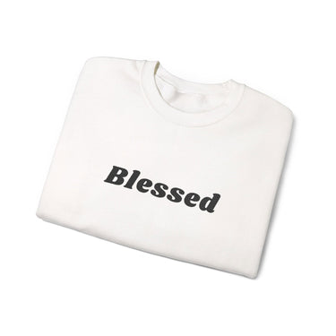 Faith Culture Blessed Unisex Heavy Blend Crewneck Sweatshirt Christian Inspirational Apparel