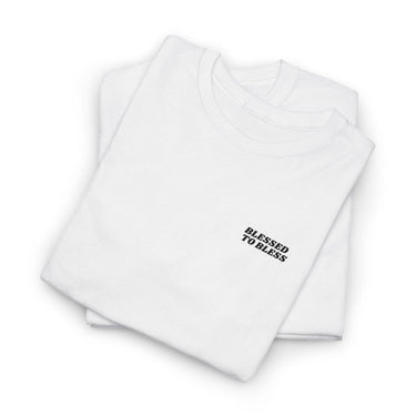 Faith Culture Blessed to Bless Christian T Shirt Unisex Heavy Cotton Tee