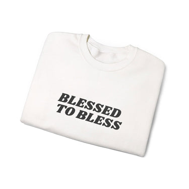 Faith Culture Blessed to Bless Unisex Crewneck Sweatshirt Christian Apparel