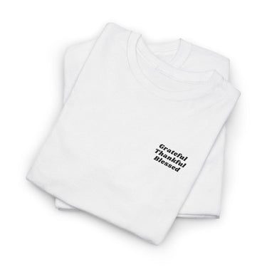 Faith Culture Grateful Thankful Blessed Christian T Shirt Unisex Heavy Cotton Tee