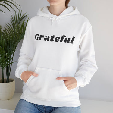 Grateful Hoodie Christian Unisex Sweatshirt Inspirational Faith Apparel
