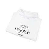 Rejoice Christian Hoodie | Philippians 4:4 - Faith Culture