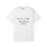 Serve One Another Christian T Shirt inspired by Galatians 5:13