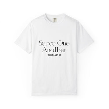 Serve One Another Christian T Shirt inspired by Galatians 5:13