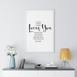 Faith Culture - John 16:27 Christian Scripture Wall Art The Father Loves You
