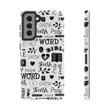 Prayer and Faith Christian Tough Phone Cases Samsung Galaxy S21 Glossy