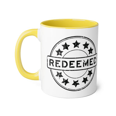 Faith Culture - Redeemed - Christian Accent Coffee Mug, 11oz