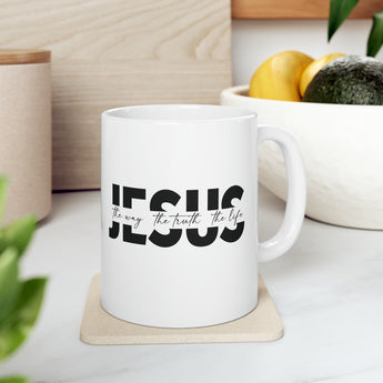 Faith Culture - I Am The Way, The Truth, And The Life - John 14:6 Christian Ceramic Coffee Mug