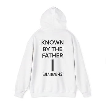 Faith Culture Known by the Father Hoodie | Galatians 4:9 Christian Fatherās Day Gift