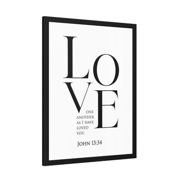 Love One Another - John 13:34 - Christian Wall Art