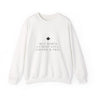 Faith Culture – True North Strong & Free Crewneck Sweatshirt – White | Minimalist Canadian Anthem Pullover White