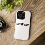 Faith Culture – Believer Christian Tough Phone Case iPhone 16 Pro Glossy